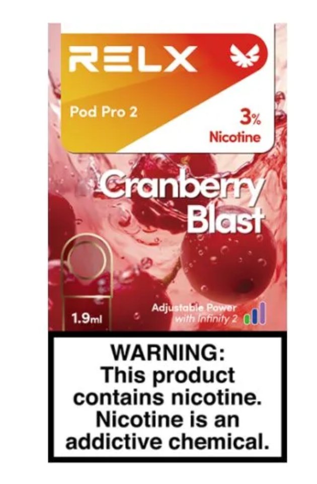 RELX クランベリー Cranberry Blast 3％