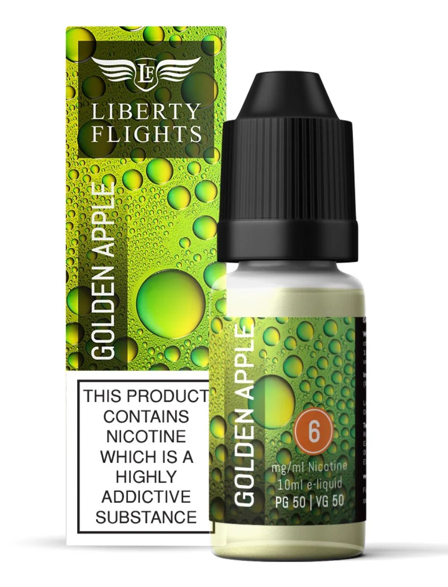 Golden Apple E Liquid（Liberty Flights XO）10ml ニコチンリキッド
